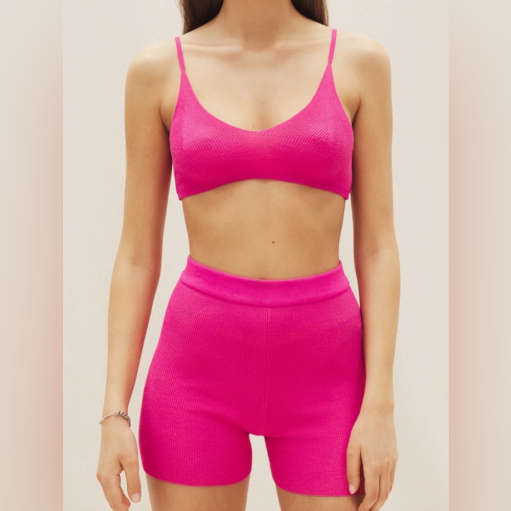 Jacquemus le short arancia+le bandeau Valensole set